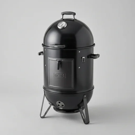 Weber 22 inch Smokey Mountain Cooker Vertical Charcoal Smoker view 2