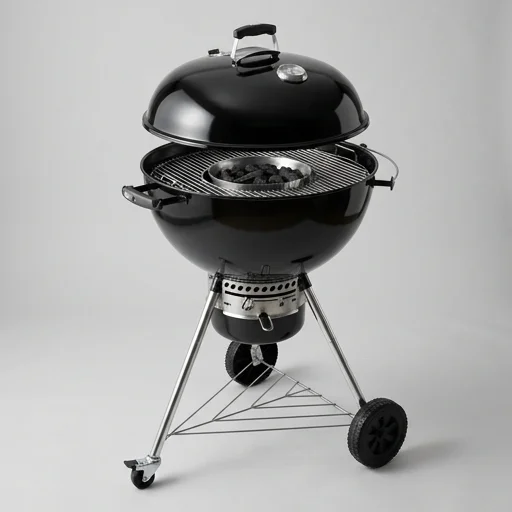 Weber Slow 'N Sear Kettle 26 Inch Charcoal Grill view 3